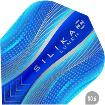 Příslušenství pro šipky Harrows Letky Silika Lumen No6 - Blue F3966