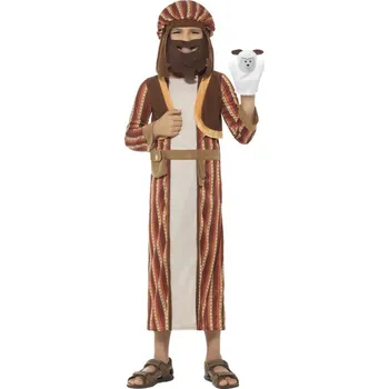 Karnevalový kostým Dětský karnevalový kostým - Pastýř s ovečkou M (7-9 let)