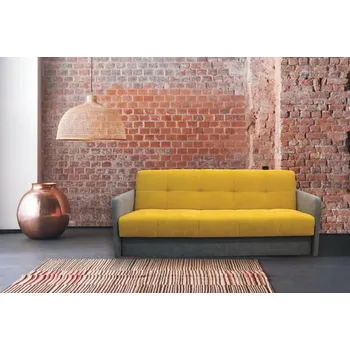 Pohovka Pohovka Malaga Mini žlutá/šedá