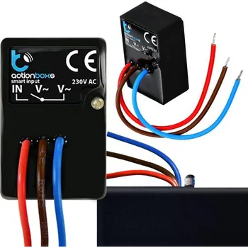 Zabezpečovací technika BLEBOX actionBoxS drátový WiFi i/o modul 1x binární vstup