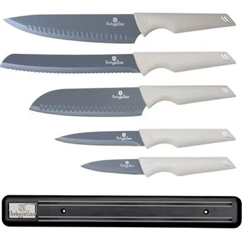 Kuchyňské náčiní Sada nožů Berlingerhaus s magnetickým držákem 6 ks Aspen Collection