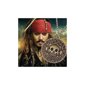 Řetízek Medailon Piráti z Karibiku - Aztécké zlato