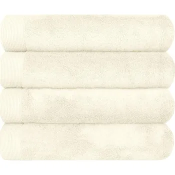 Osuška SCANquilt modalový ručník MODAL SOFT smetanová osuška 70 x 140 cm