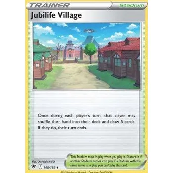 Volný čas Pokémon ASR 148/189 Jubilife Village - Astral Radiance Stav: Near Mint, Verze: NORMAL