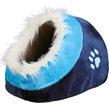 Pelíšek pro psa Pelíšek koule MINOU č.1 35x26x41cm, - tmavě modrá/modrá