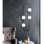 Designová nástěnná lampa Yanaba černá