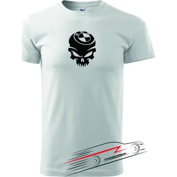 Pánské tričko Pánské triko s motivem 030 BMW lebka