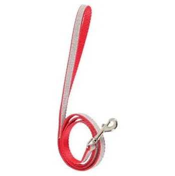 Vodítko kočka SHINY nylon červené 1m Zolux