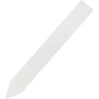 Minipařeniště Jmenovka zapichovací 1,6x12 cm bílá rovná