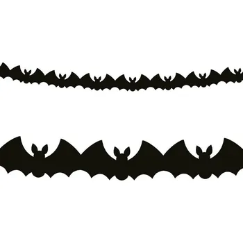 Karnevalový kostým Papírová girlanda - Netopýři