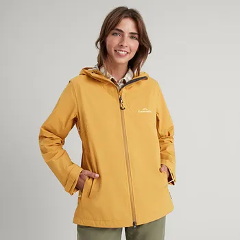 Dámské oblečení Bunda Kathmandu TRAILHEAD 2.5L WMNS RAIN JACKE N08-Mustard Yel velikost 14
