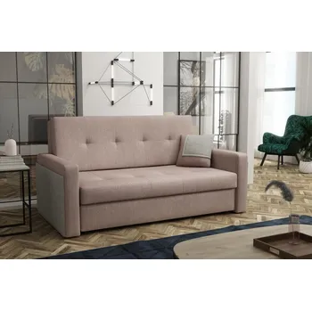 Křeslo Rozkládací křeslo Vivian Mel III růžová/šedá