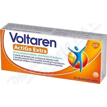 Lék Voltaren Actigo Extra 25 mg tbl.obd. 20 CZ