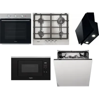 Set domácích spotřebičů WHIRLPOOL OMK38HU0X + WHIRLPOOL TGML 661 IX R + WHIRLPOOL WHVP 65F LM K + WHIRLPOOL WMF200G + WHIRLPOOL WIO 3T133 PE 6.5