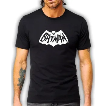 Pánské tričko pánské tričko BATMAN - logo XL Bílá