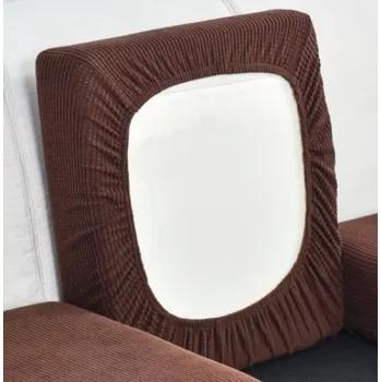 Přehoz na lůžko Elastické ochranné potahy na sedáky pohovek Barva: tmavá káva, Velikost: Normal (S)