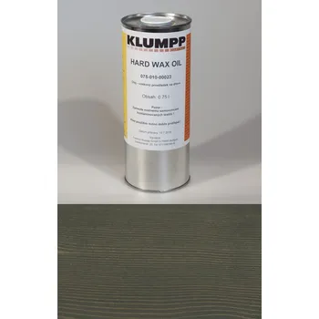 Olej na dřevo Hard Wax Oil - Šeď bazaltová 119, plechovka 0,75 l, vnitřní olej na nábytek s tvrdým voskem