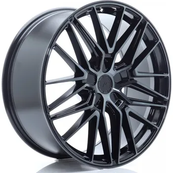 Alu kolo JR Wheels JR38 21x9 ET10-52 5H BLANK Black Brushed w/Tinted Face