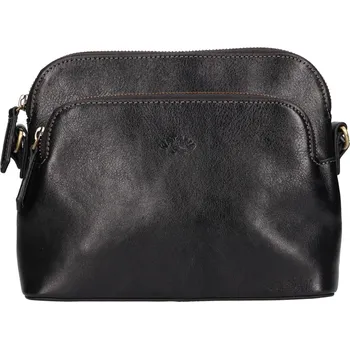 Kabelka Kožená dámská crosbody kabelka Katana Kaise - černá