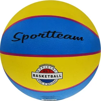 Basketbalový míč Basketbalový míč SPORTTEAM® žluto-modrý