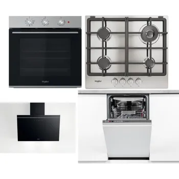 Set domácích spotřebičů WHIRLPOOL OMK38HU0X + WHIRLPOOL TGML 661 IX R + WHIRLPOOL AKR 62F LT K + WHIRLPOOL WSIO 3O34 PFE X
