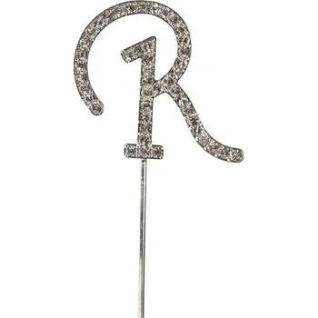 Party dekorace Diamantové písmeno - R