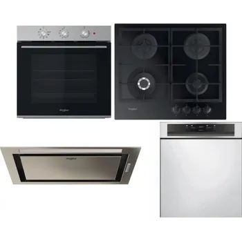 Set domácích spotřebičů WHIRLPOOL OMK38HU0X + WHIRLPOOL GOFL 629/NB1 + WHIRLPOOL WCT3 64 FLB X + WHIRLPOOL WBC 3C34 PF X