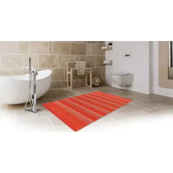 ORIENTAL WEAVERS Koupelnová předložka LAOS (Gobelin) 138/999X BARVA: Oranžová, ROZMĚR: 75x160 cm