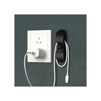 kabelová chránička Organizéry na kabely – sada 4ks – černá