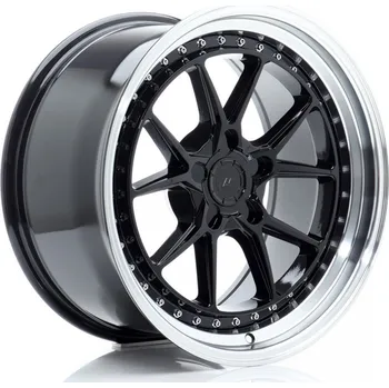 Alu kolo JR Wheels JR39 18x9,5 ET15-35 5H BLANK Glossy Black w/Machined Lip