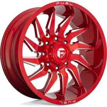 Plechové kolo Fuel D745 SABER disk 22x12 8x165.1 125.1 ET-44, Candy red