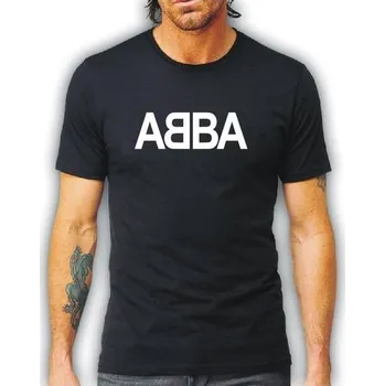 Pánské tričko pánské tričko ABBA XXL Bílá
