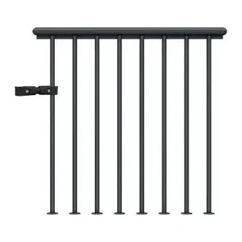 Zábradlí Zábradlí na galerii ATLANTA/DALLAS Barva: Antracit (RAL 7016), Druh sady: Startovací sada