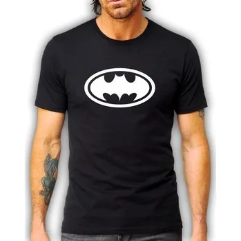 Pánské tričko pánské tričko BATMAN - symbol M Bílá