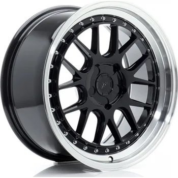 Alu kolo JR Wheels JR40 18x8,5 ET15-35 5H BLANK Glossy Black w/Machined Lip