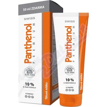 Přípravek po opalování Panthenol 10% Swiss PREMIUM těl.mléko 200+50ml Zda