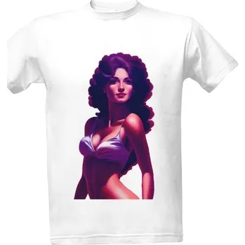 Tričko s potiskem žena bikiny pánské