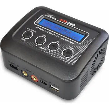 RC model letadla Amewi multinabíječ AMXracing AMC60 220V 6A