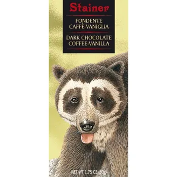Čokoláda Stainer čokoláda hořká 70% s kávou a vanilkou (caffee e vanilla) 50g