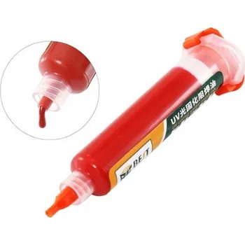 Karnevalová maska Nepájivá ochranná maska BST-UVH900 vytvrditelná pomocí UV červená