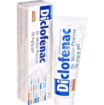 Lék Diclofenac Dr.Müller Pharma 10mg/g gel 120g