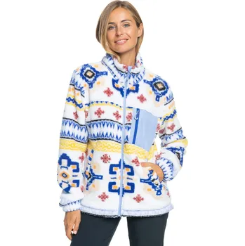 Dámská mikina Technická mikina Roxy Alabama Full Zip bright white chandail S 2024 - Odesíláme do 24 hodin