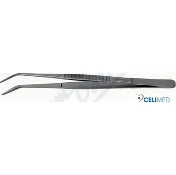 Péče o řasy a obočí Pinzeta 9-1026 zubní lomená 16cm CELIMED