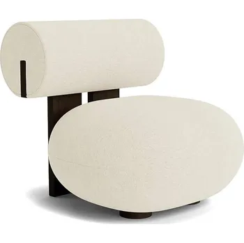 Křeslo Norr11 Křeslo Hippo, Barnum Bouclé 24 / dark smoked oak