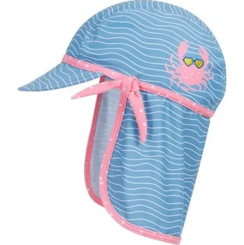 Dívčí plavky Čepice s kšiltem proti slunci Playshoes UV krab