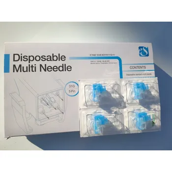 Injekční jehla VITAL INJECTOR 1 EunSung - Náhradní sterilní jehly EunSung pro Vital Injector 1, 20ks (5 pin)