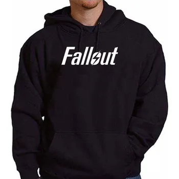 Pánská mikina mikina s kapucí FALLOUT Černá XXL