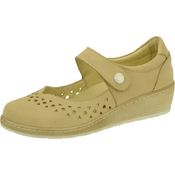 Dámské baleríny Elegantní pohodlné béžové baleríny Rega Shoes D612 Velikost: 38