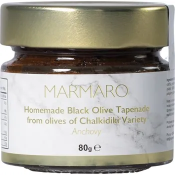 oliva Marmaro Tapenáda z černých oliv s ančovičkami 80 g