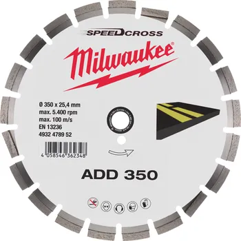 Řezný kotouč MILWAUKEE Diamantový kotouč ADD 350 mm, 1ks